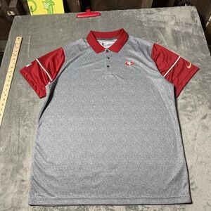 San Francisco 49ers Nike NFL On Field Dri-Fit Polo‎ Men's Size XL 804495-063